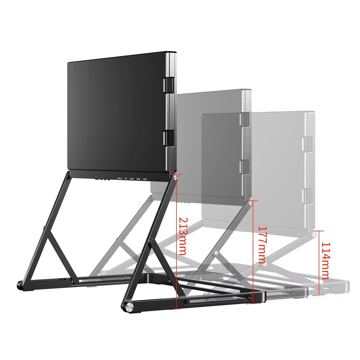NexDeskPro™ Foldable Triple-Screen Workstation